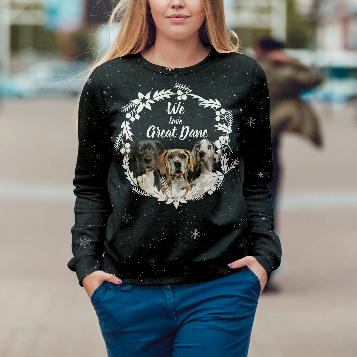 Herbst-Winter-Doggen-Sweatshirt V1