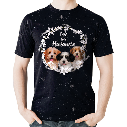 Herbst-Winter-Havaneser-T-Shirt V1