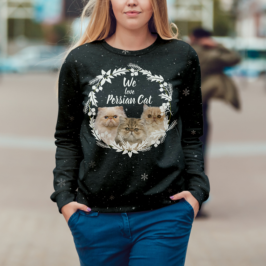 Fall-Winter Persian Cat Sweatshirt V1