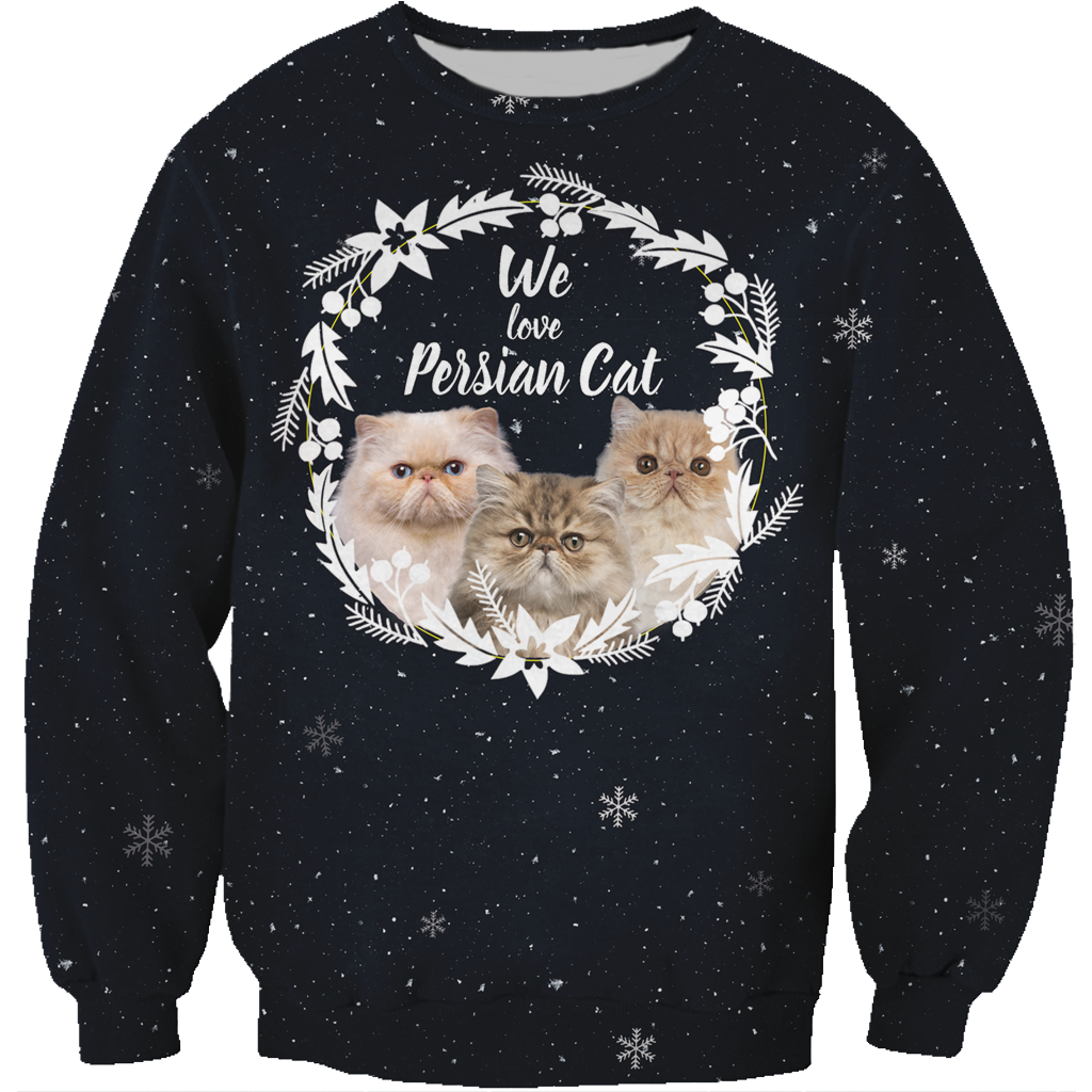 Fall-Winter Persian Cat Sweatshirt V1