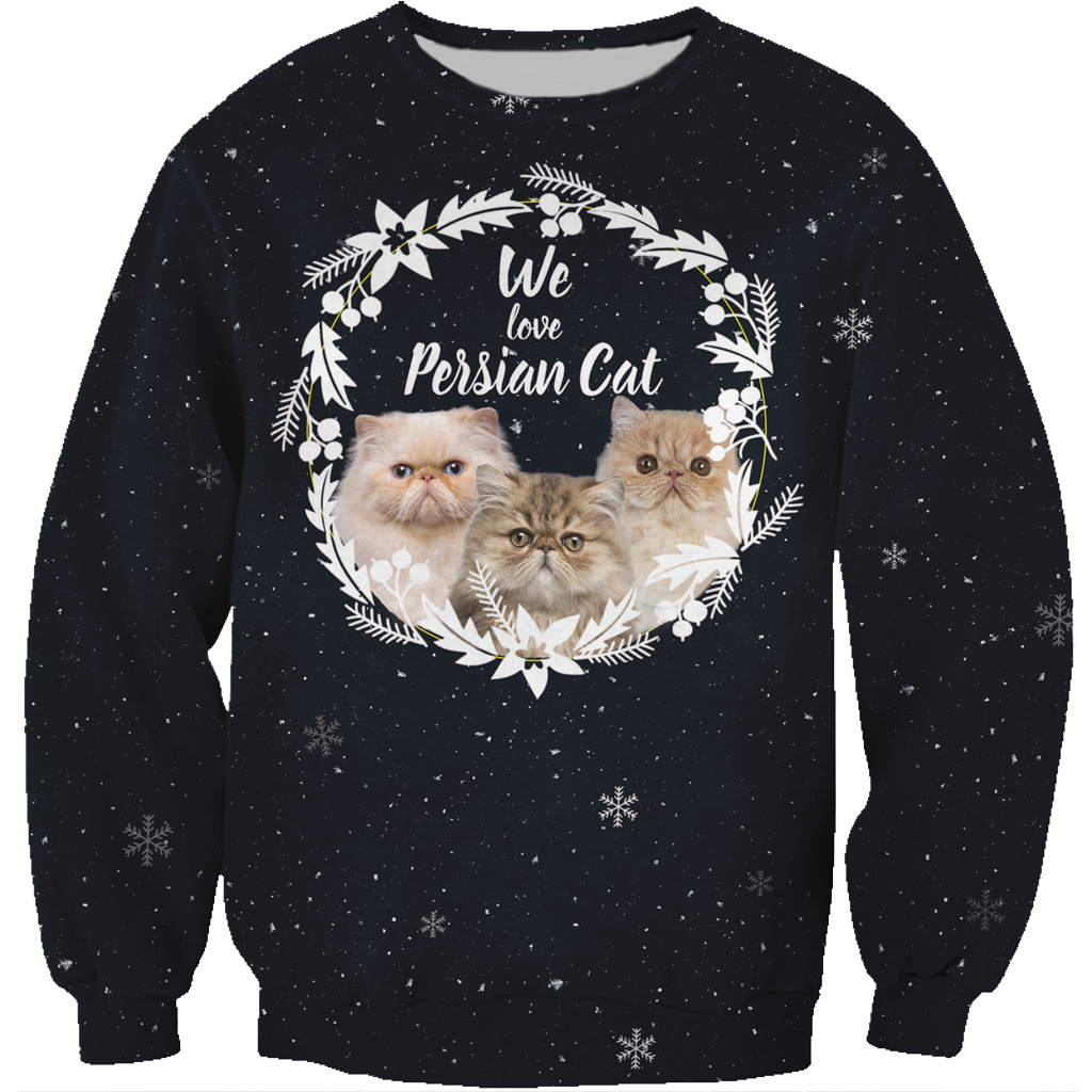 Sweat Chat Persan Automne-Hiver V1