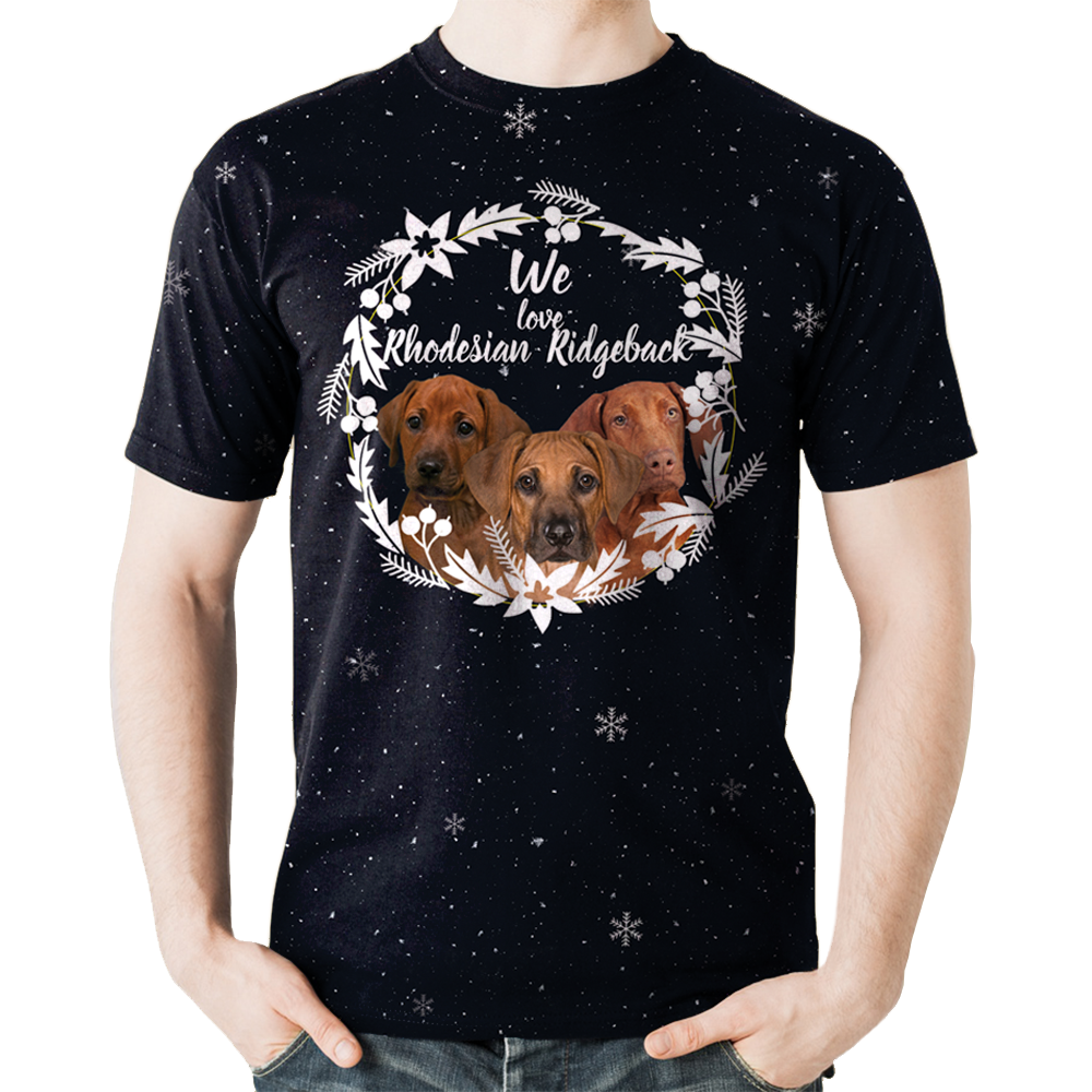 Fall-Winter Rhodesian Ridgeback T-shirt V1