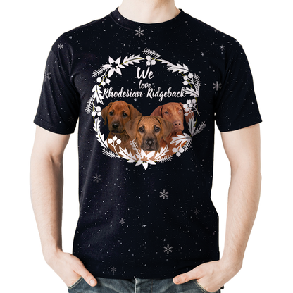 Fall-Winter Rhodesian Ridgeback T-shirt V1