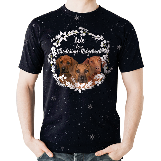 Fall-Winter Rhodesian Ridgeback T-shirt V1