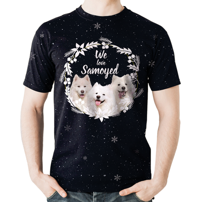 Fall-Winter Samoyed T-shirt V1