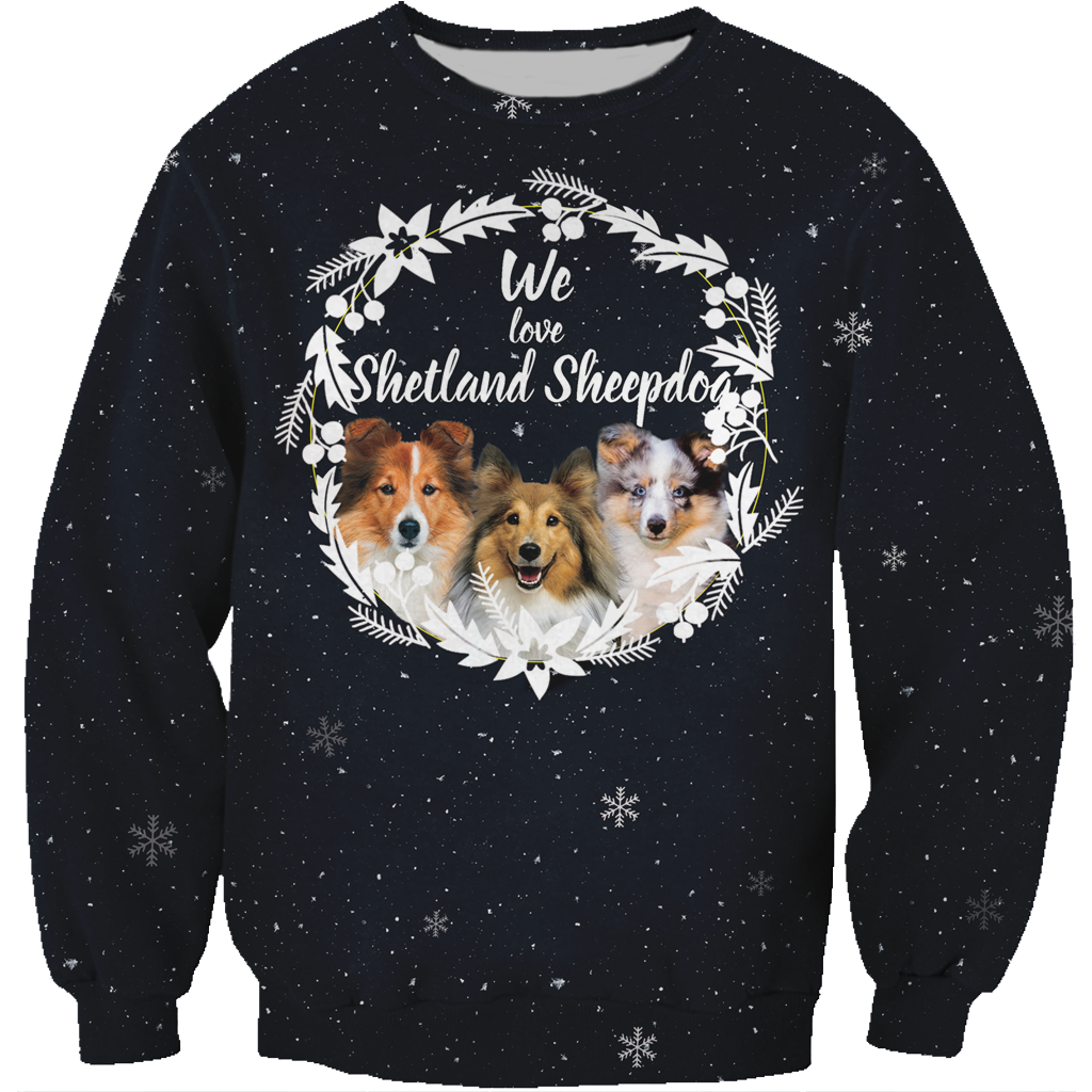 Fall-Winter Shetland Sheepdog Sweatshirt V1