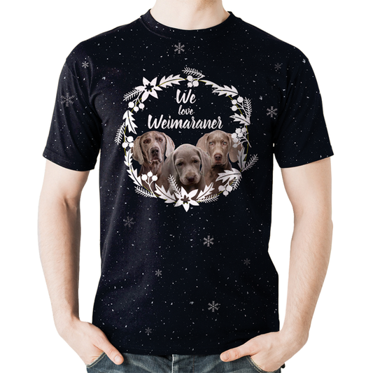 Fall-Winter Weimaraner T-shirt V1
