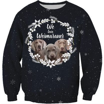 Herbst-Winter-Weimaraner-Sweatshirt V1