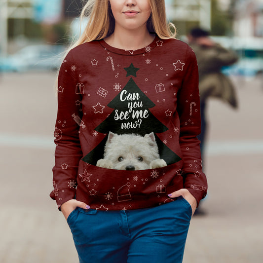 Herbst-Winter West Highland White Terrier Sweatshirt V1
