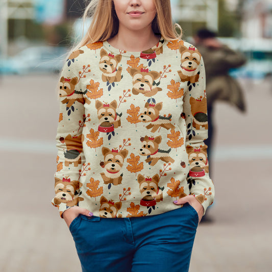 Herbst-Winter Yorkshire Terrier Sweatshirt V3