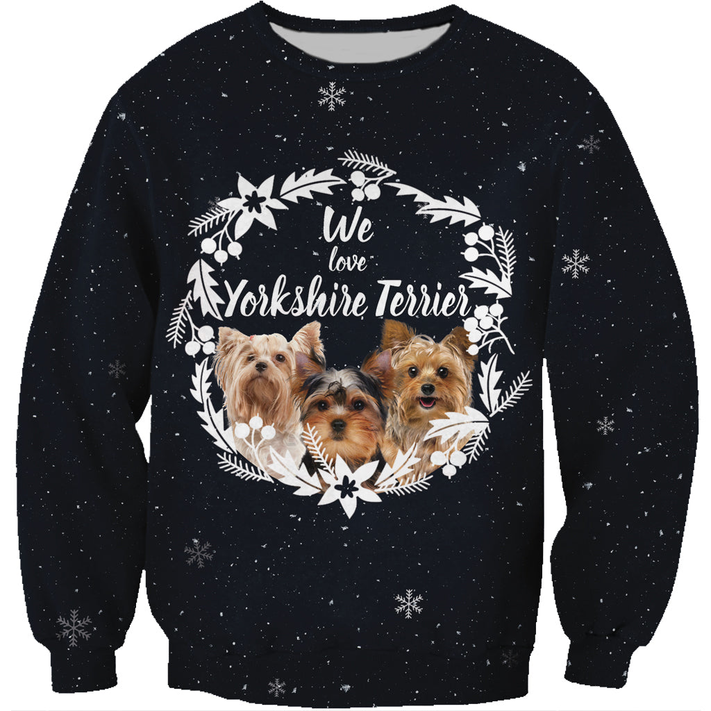 Sweat Automne-Hiver Yorkshire Terrier V1