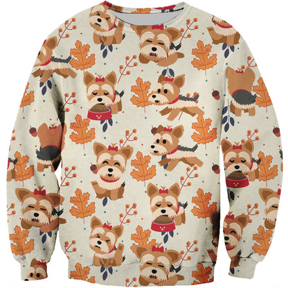 Fall-Winter Yorkshire Terrier Sweatshirt V3