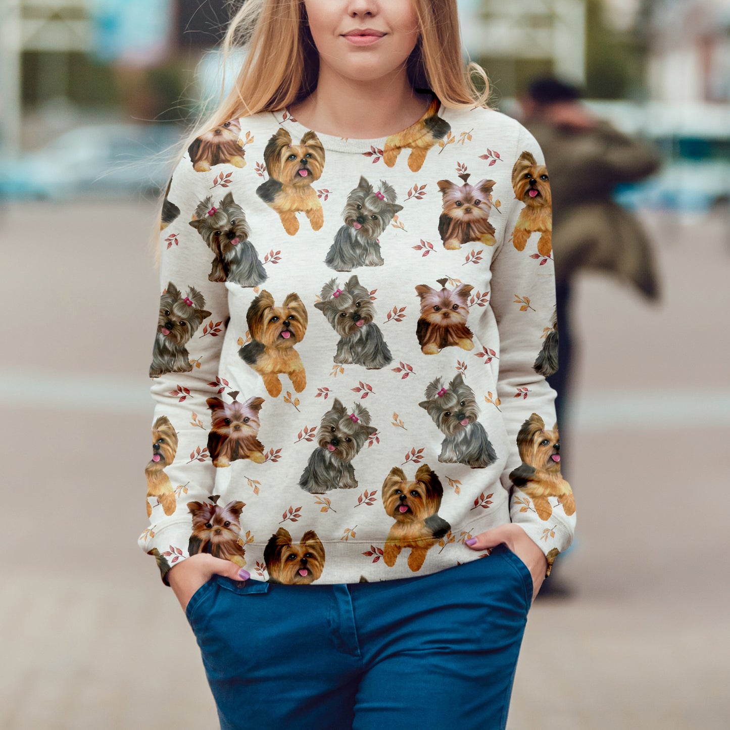 Herbst-Winter Yorkshire Terrier Sweatshirt V4