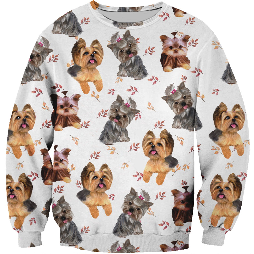 Herbst-Winter Yorkshire Terrier Sweatshirt V4