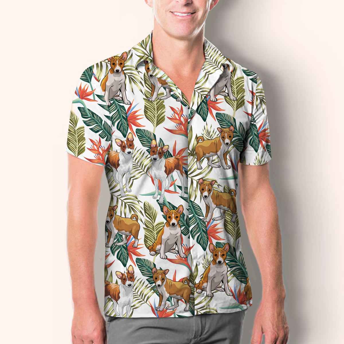 Basenji - Hawaiian Shirt V1