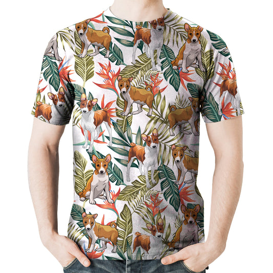 Basenji - T-Shirt Hawaïen V1