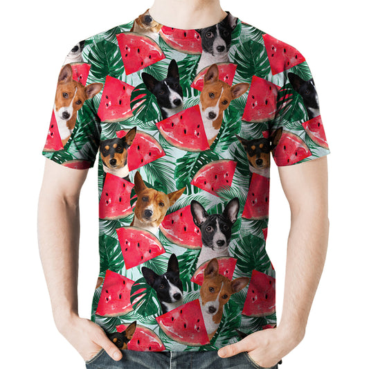 Basenji - Hawaiian T-Shirt V2