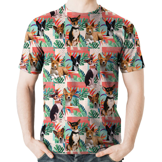 Basenji - T-Shirt Hawaïen V3