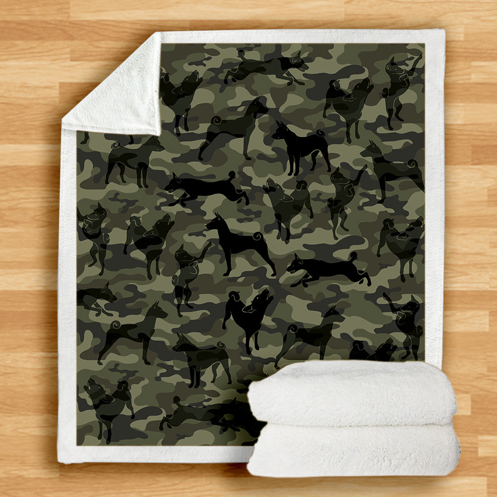 Couverture camouflage Basenji V1