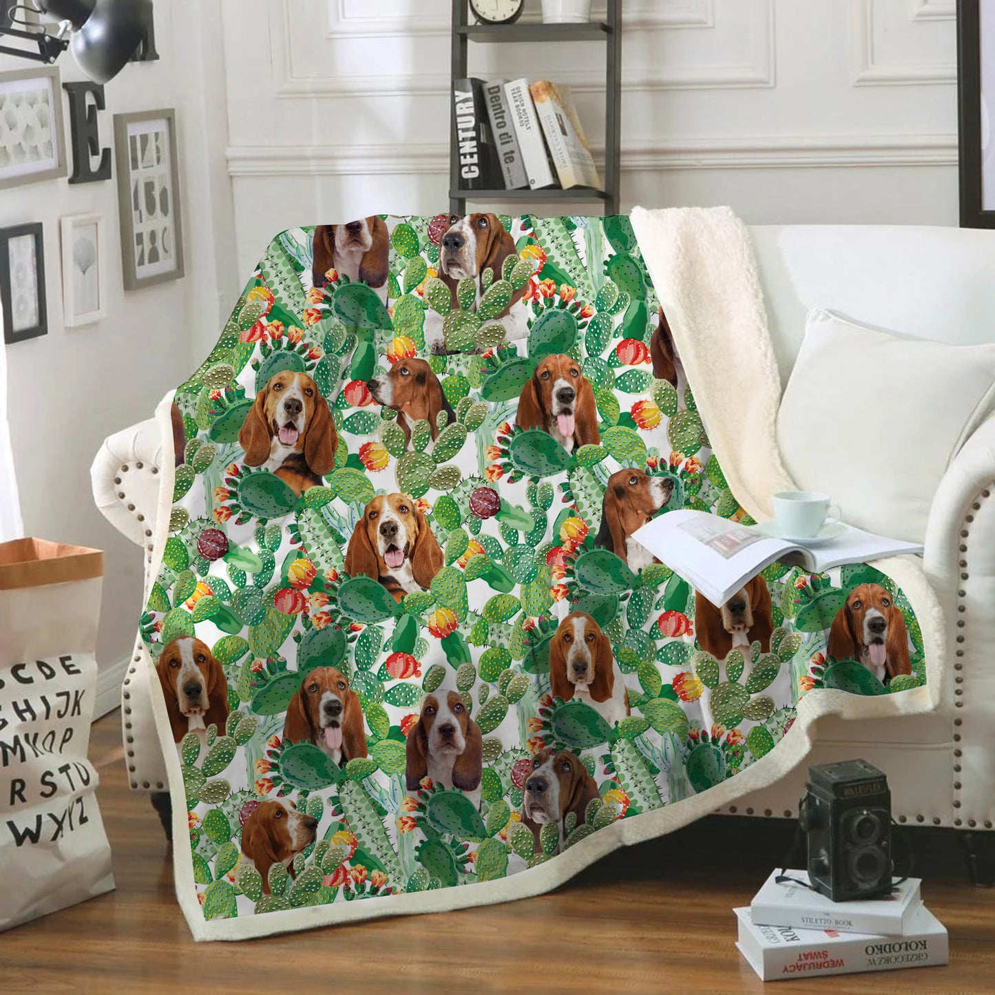 Basset Hound - Couverture colorée V2