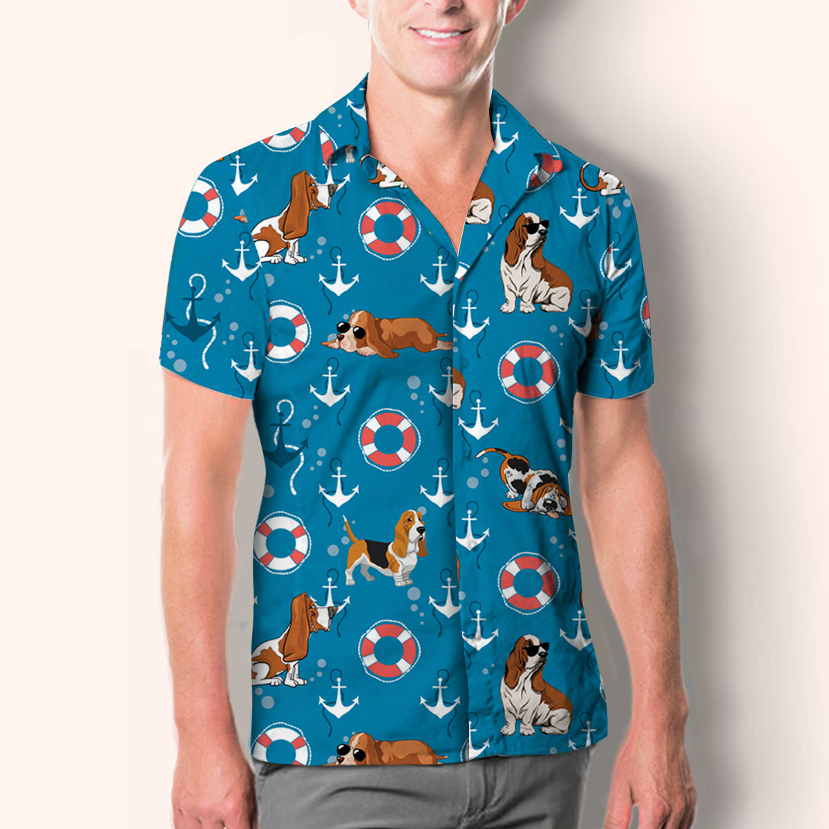 Basset Hound - Hawaiian Shirt V2