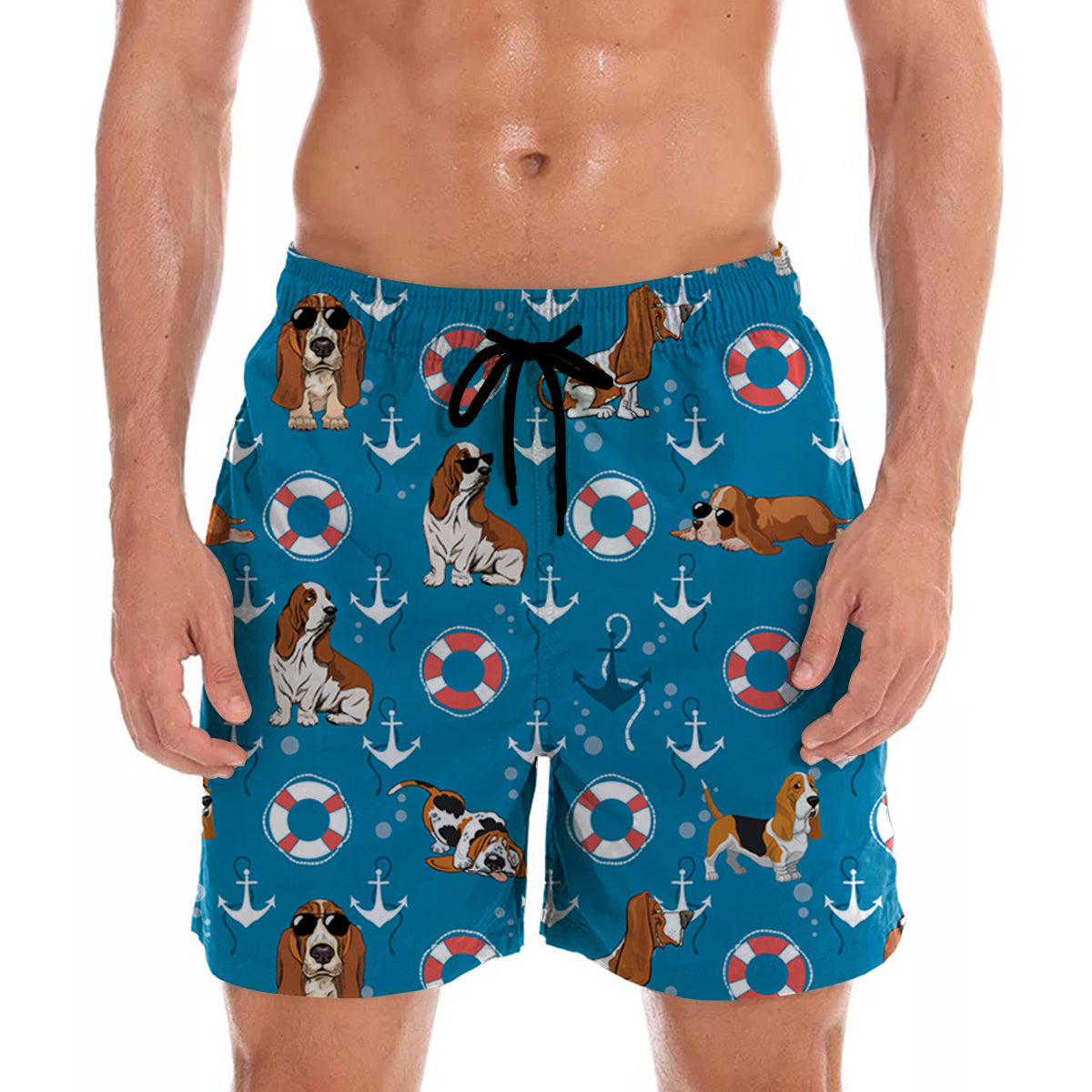 Basset Hound - Hawaii-Shorts V2