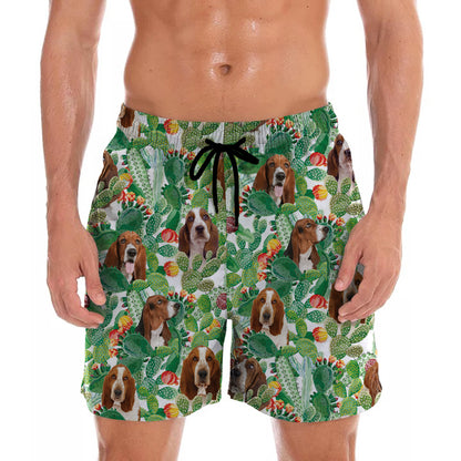 Basset Hound - Hawaii-Shorts V3