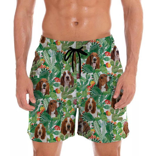 Basset Hound - Hawaiian Shorts V3