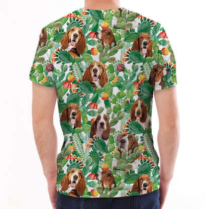 Basset Hound - T-Shirt Hawaïen V3
