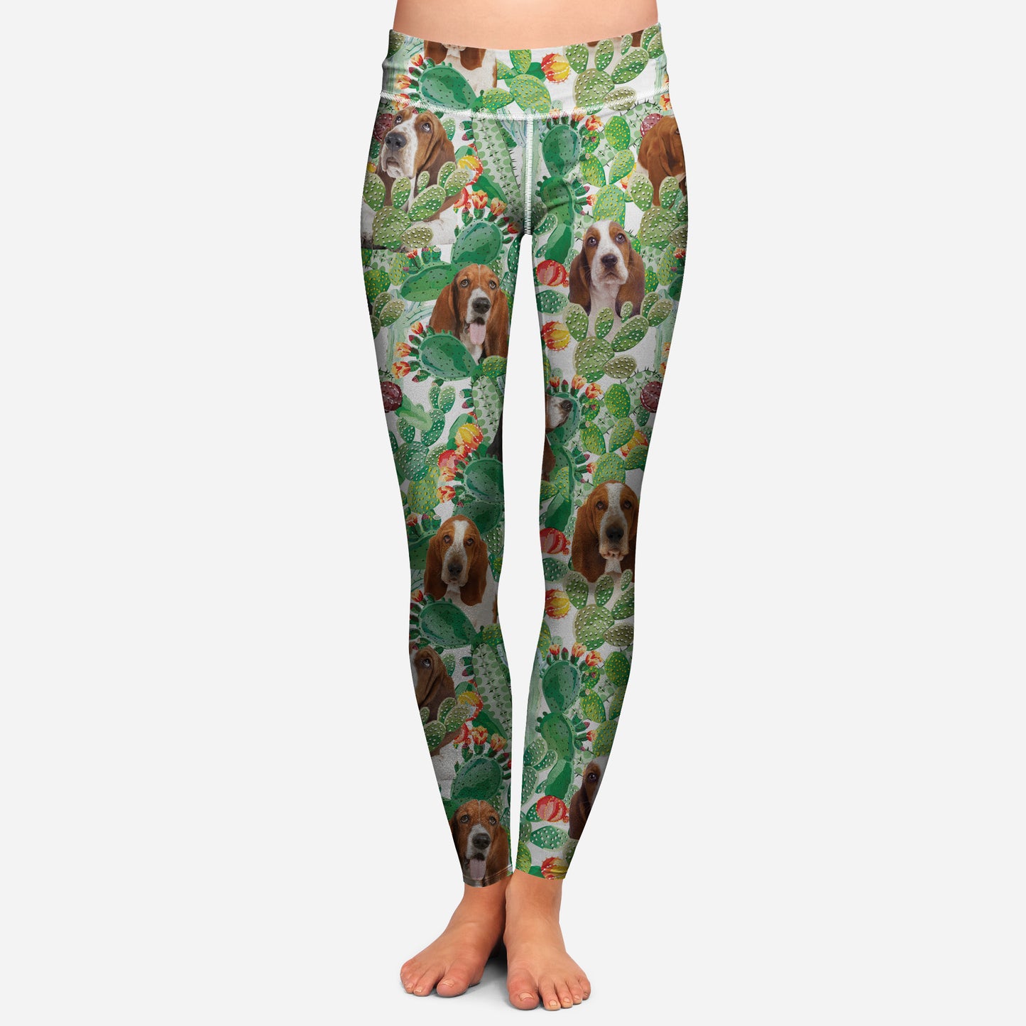 Basset Hound - Colorful Leggings V2