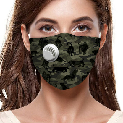 Basset Hound Camo F-Maske