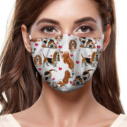 Basset Hound Cute F-Mask V1