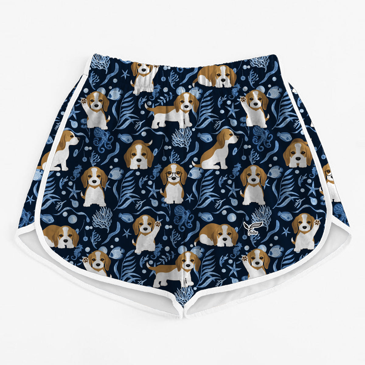 Beagle - Short de course coloré pour femmes V3