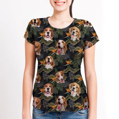 Beagle - T-Shirt Hawaïen V1