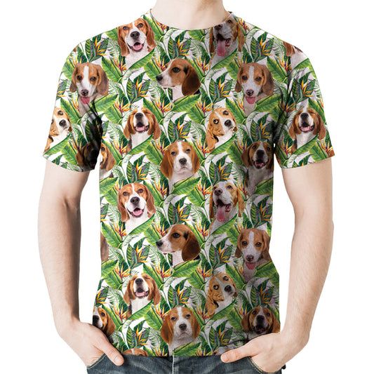 Beagle - T-Shirt Hawaïen V2