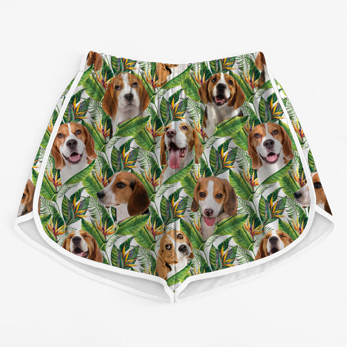 Beagle - Colorful Women's Running Shorts V2