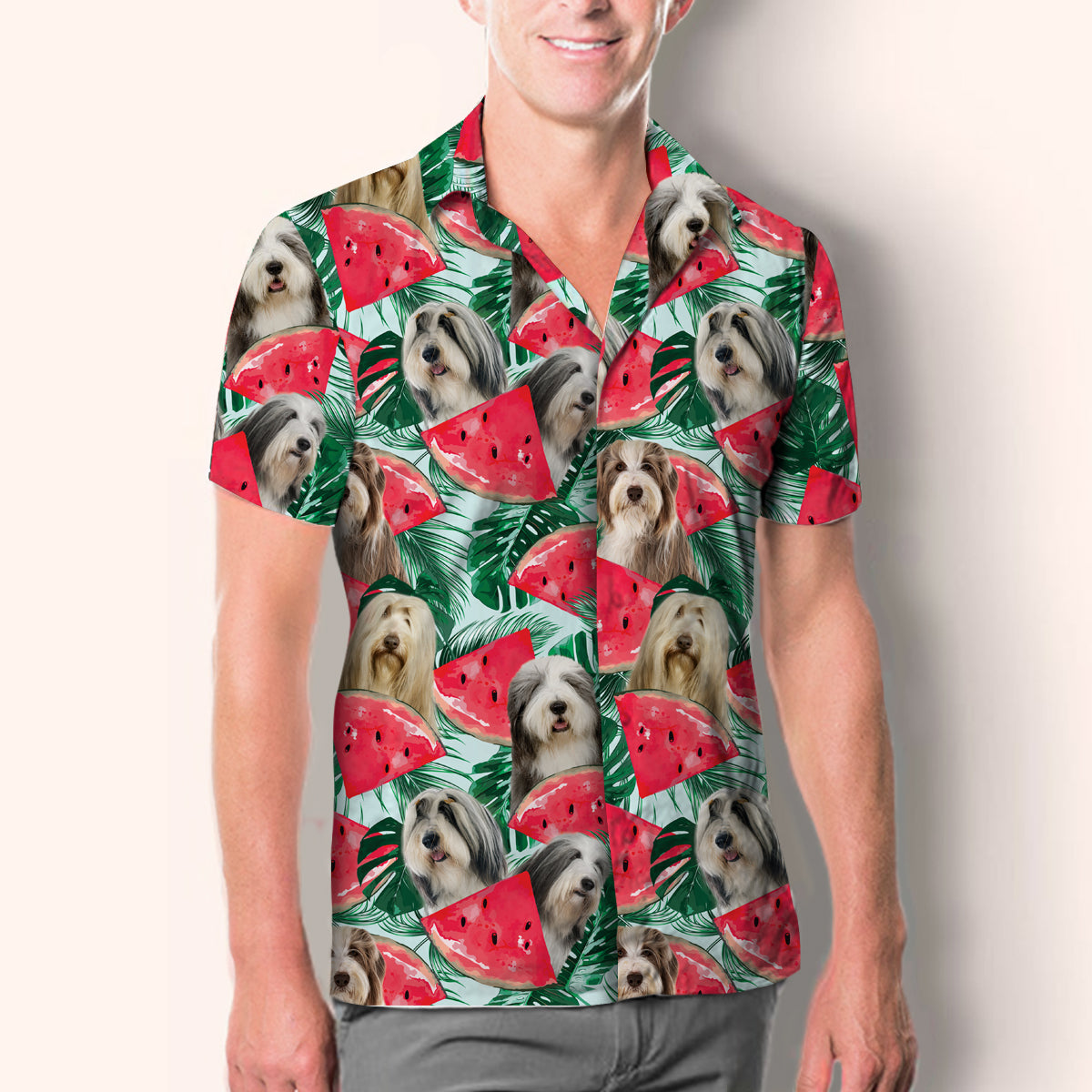 Bearded Collie - Hawaiian Shirt V2