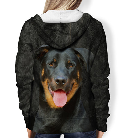 Beauceron Hoodie V2 - All Over
