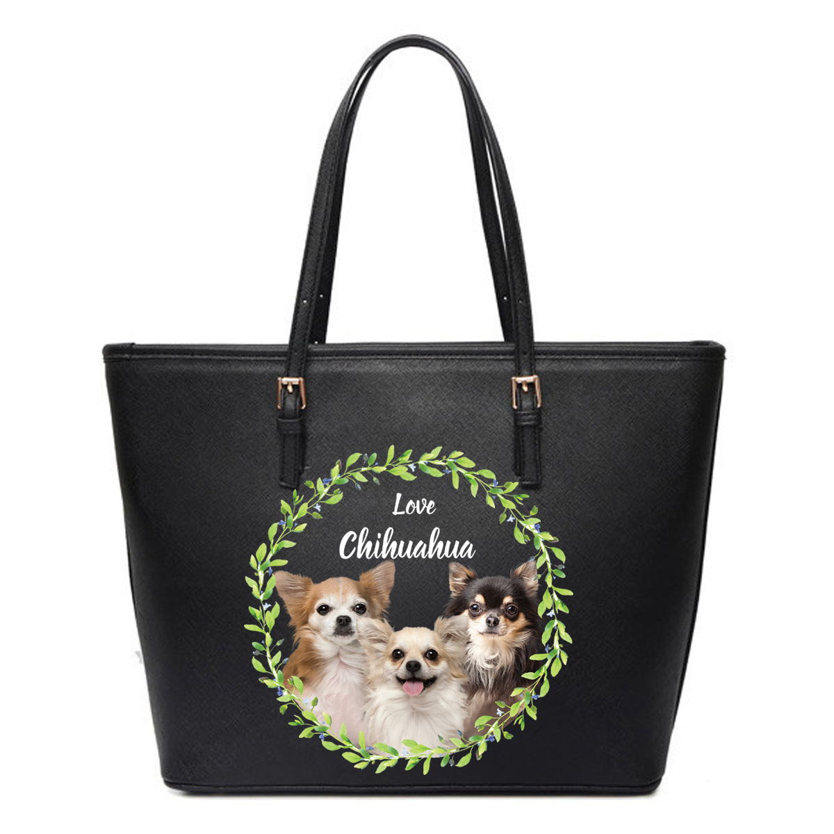 Beautiful Wreath - Chihuahua Tote Bag V1