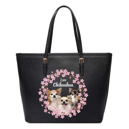 Beautiful Wreath - Chihuahua Tote Bag V1