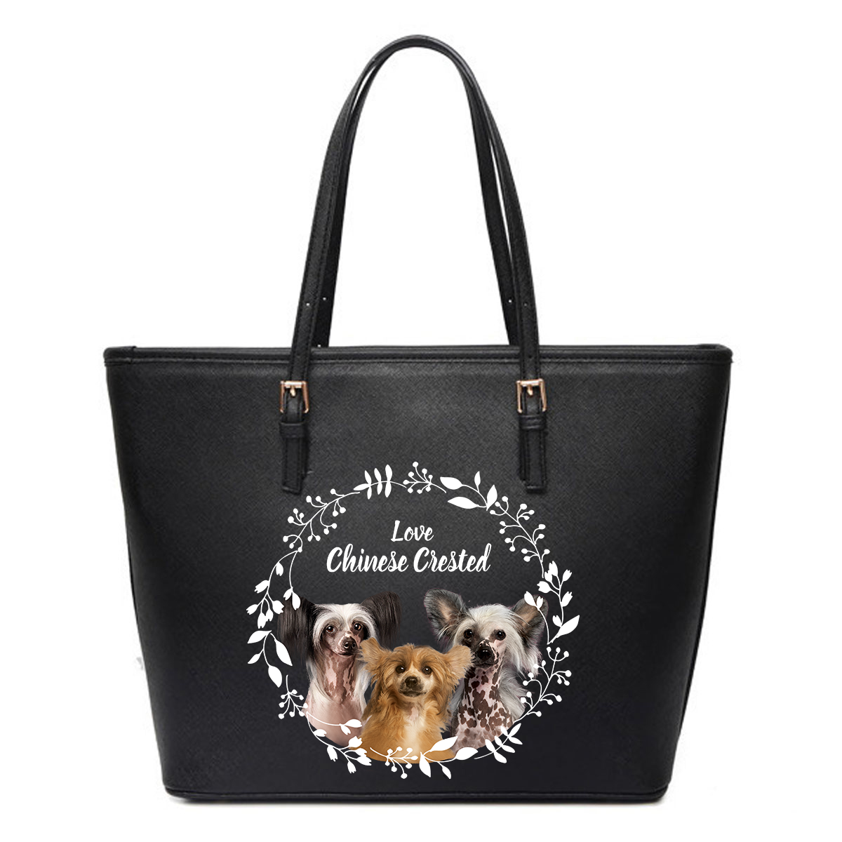 Beautiful Wreath - Chinese Crested Tote Bag V1