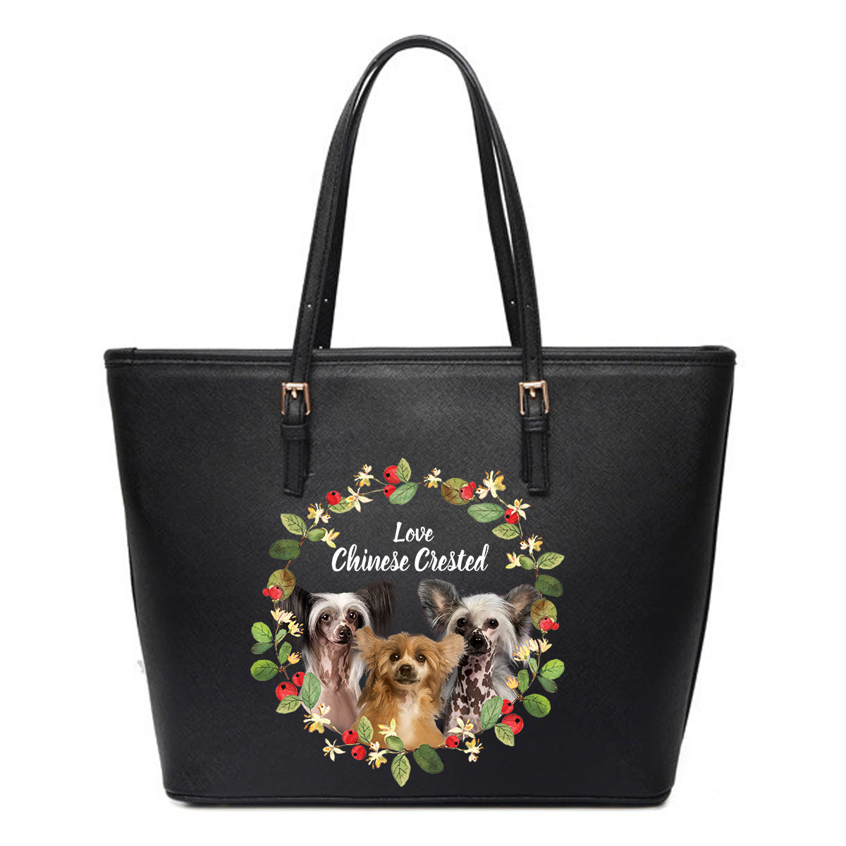 Beautiful Wreath - Chinese Crested Tote Bag V1