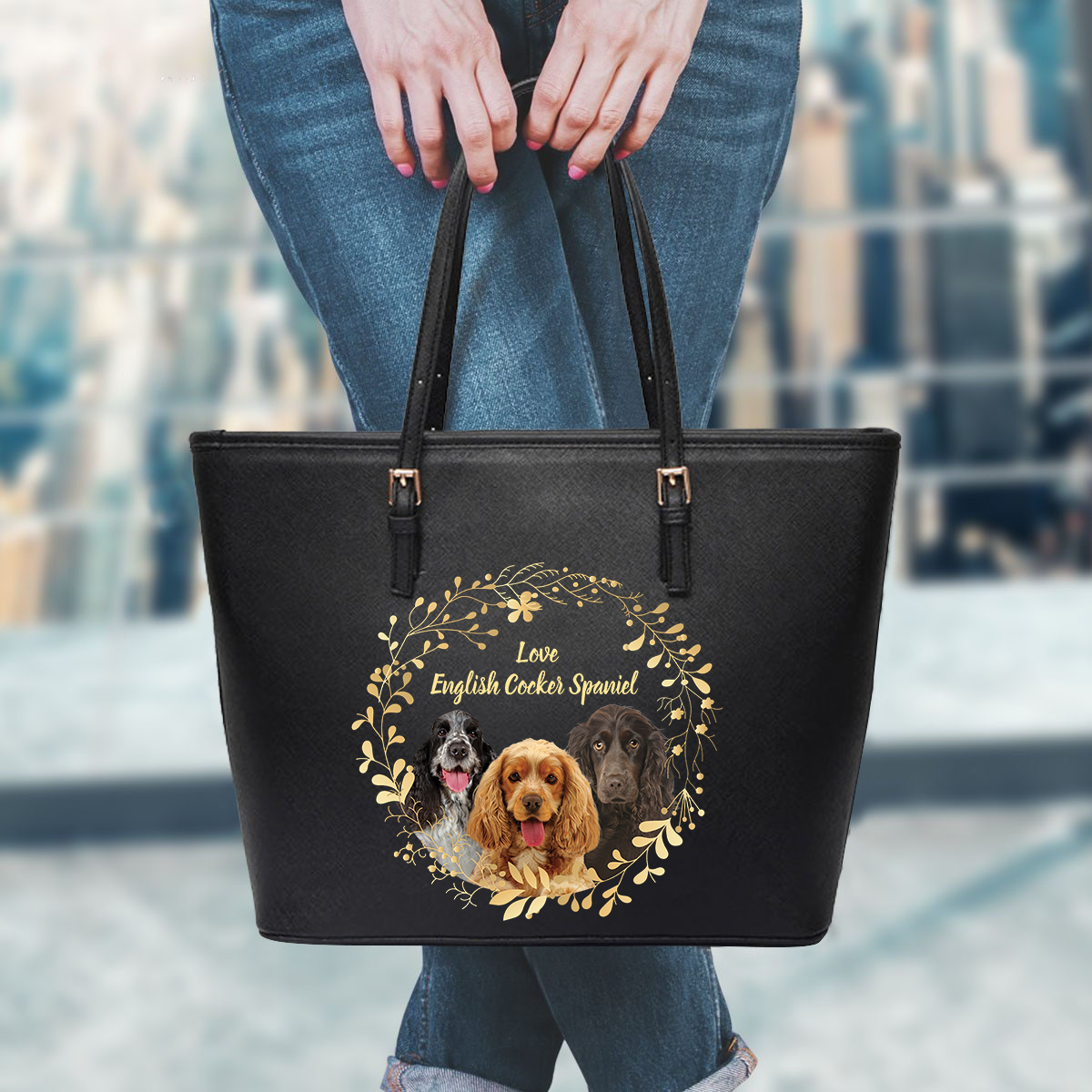 Beautiful Wreath - English Cocker Spaniel Tote Bag V1