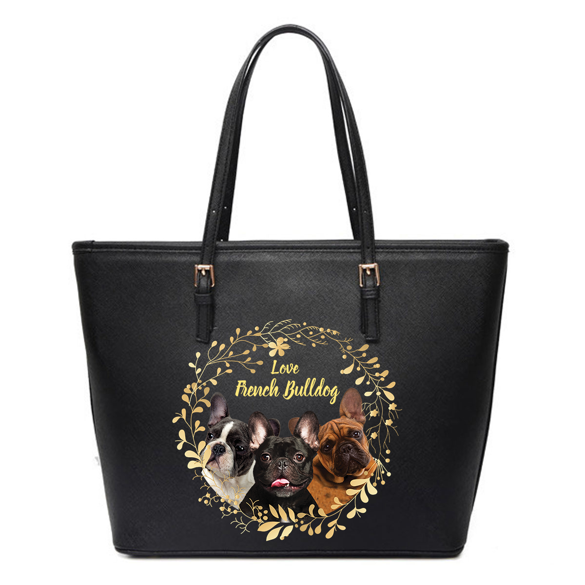 Beautiful Wreath - French Bulldog Tote Bag V1