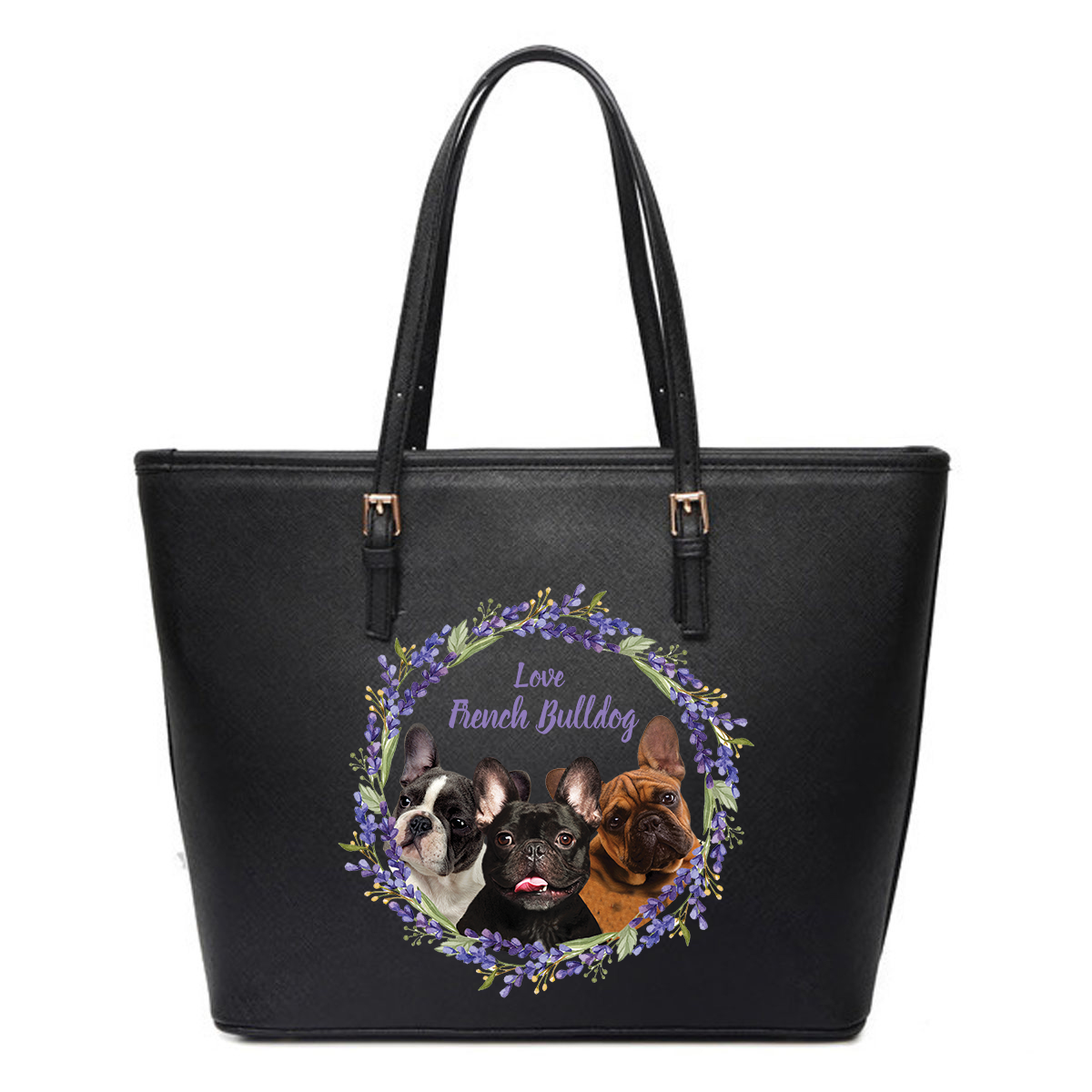 Beautiful Wreath - French Bulldog Tote Bag V1