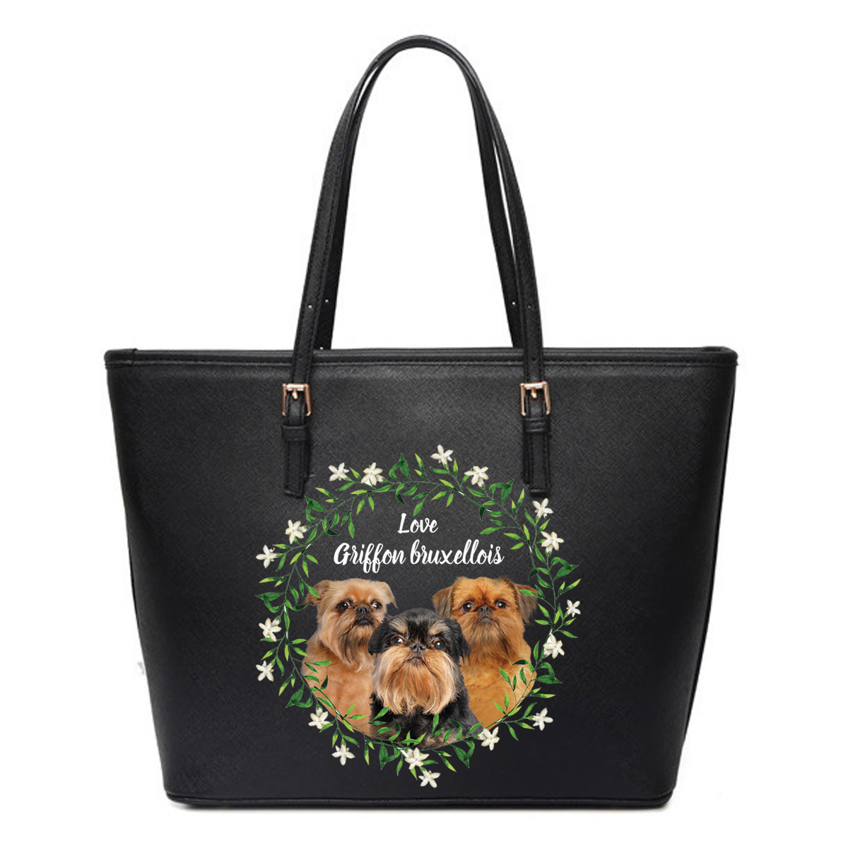 Beautiful Wreath - Griffon Bruxellois Tote Bag V1