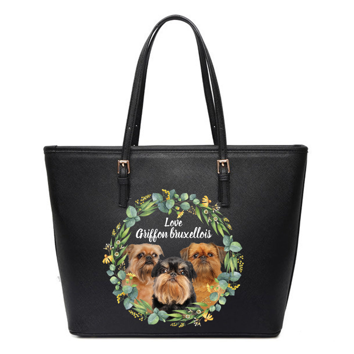 Belle Couronne - Tote Bag Griffon Bruxellois V1