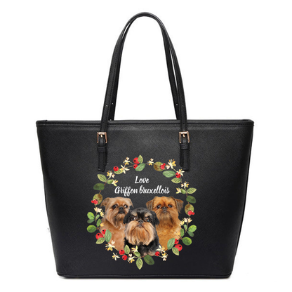 Beautiful Wreath - Griffon Bruxellois Tote Bag V1