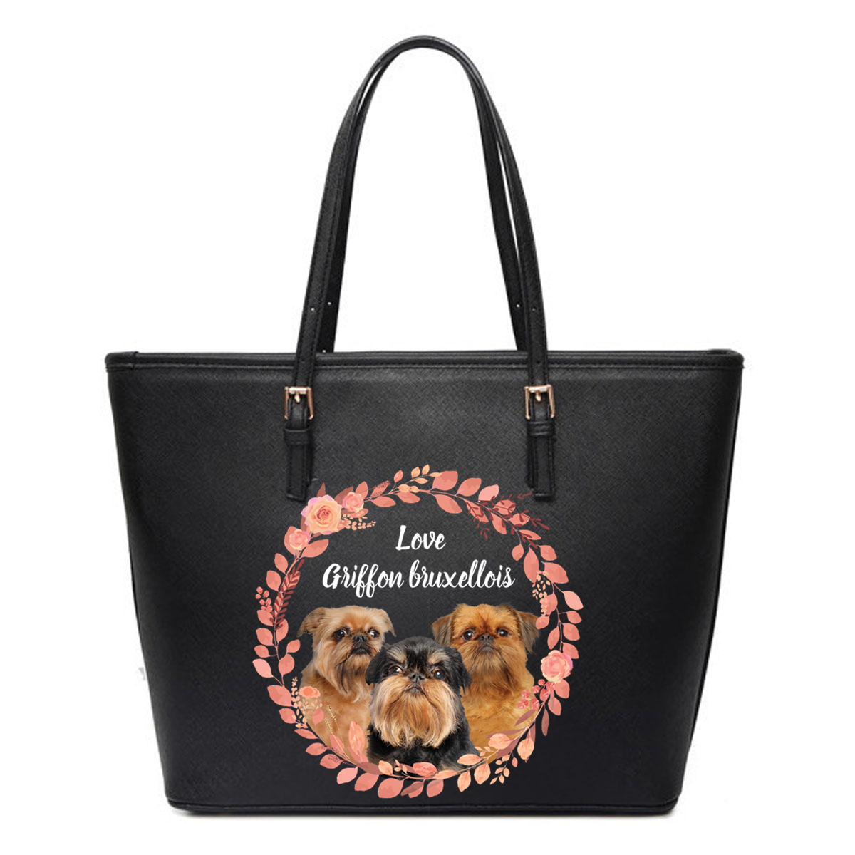 Beautiful Wreath - Griffon Bruxellois Tote Bag V1