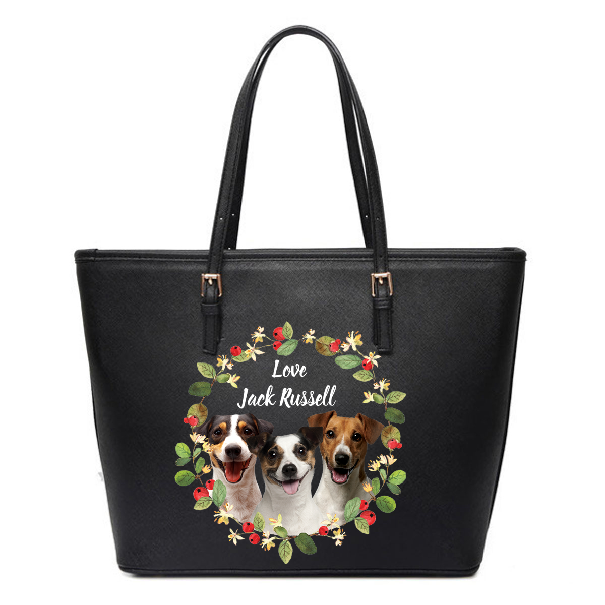 Beautiful Wreath - Jack Russell Tote Bag V1